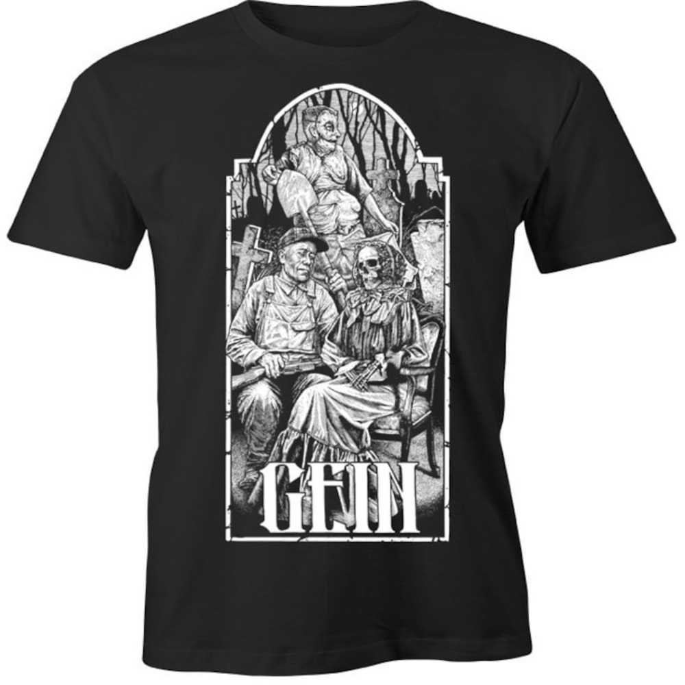 ED GEIN Dark Horror True Crime Cult Classic Graphic Fan Apparel T-Shirt